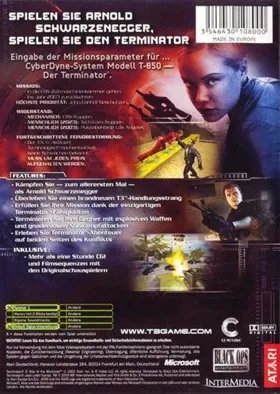 Terminator 3 Rise of The Machines (USA) box cover back